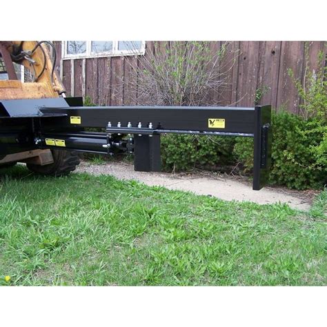 skid steer attachments for cutting logs|30 ton log splitter attachments.